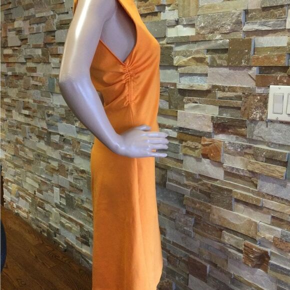 COS Cathered Orange Dress - Picture 5 of 9
